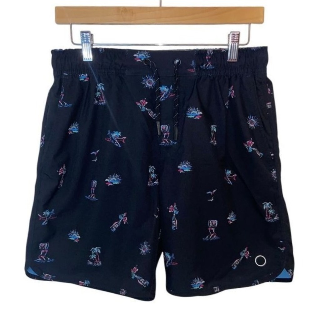 Scales Gear Surf & Slay Captain Snacks Volleys Beach Swim‎ Trunks Summer Size M